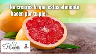 No creerás lo que estos alimentos hacen por tu piel  Cocina Delirante WB [upl. by Dnaleel]