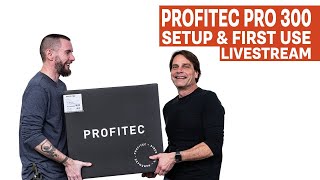 Profitec Pro 300  Unboxing Startup amp First Use Livestream [upl. by Pasia]