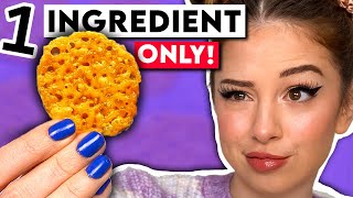 Trying Tik Tok 1 INGREDIENT ONLY Recipes and Food Hacks [upl. by Orth819]