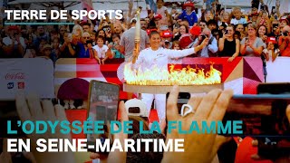 Lodyssée de la flamme en SeineMaritime [upl. by Henrie]