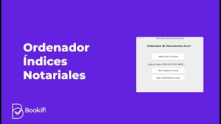 Ordenador de índices notariales Ecuador [upl. by Grazia608]