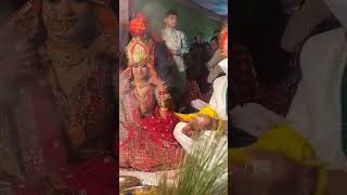 Sath kangan leke aana  arijitsingh bollywood song uttrakhand wedding bride shorts trending [upl. by Prunella92]