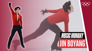 🇨🇳 Jin Boyang Skating ⛸️ to Invocacion y Danza Bolero at Beijing 2022 [upl. by Radie]