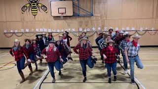 Willoughby Staff Dance to quotSanta Claus is Coming In a Boogie Woogie Choo Choo Trainquot [upl. by Bartolomeo]