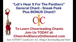 Cheerleading Cheerleading Cheers and Chants  Lets Hear It For The Panthers [upl. by Nara]