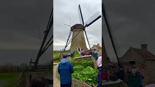 Kinderdijk Windmills autumn travel kinderdijk windmill [upl. by Nodearb]