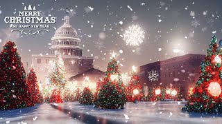 Relaxing Christmas Carol Music 🎁 Quiet and Comfortable Instrumental Music Christmas Ambience [upl. by Meenen]