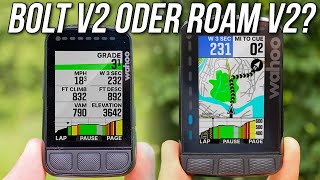 Wahoo ELEMNT BOLT v2 vs ROAM v2 🚲 Wahoo Fahrradcomputer Vergleich 👉 welches Navi ist der richtige [upl. by Valry509]