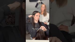 How to apply tape in hair extensions at home✨tapeins tapeinhairextensions besthairextensions [upl. by Tibbs]