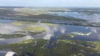 Landing at New Orleans Airport MSY [upl. by Farl718]