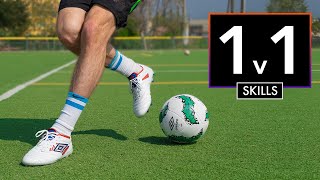 The 10 Best 1v1 Skills in Football  Soccer [upl. by Aborn]