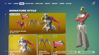 NEW Star Assassin Skin  Fortnite Item Shop [upl. by Durware]