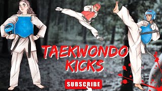 Taekwondo kick pad pe hard training  taekwondo kick pad pe practice kaise kare [upl. by Sherlocke330]