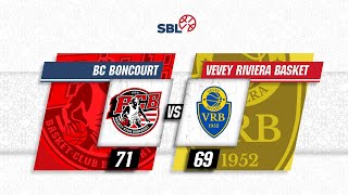 BC Boncourt vs Vevey Riviera Basket  Game Highlights [upl. by Colin]