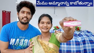 మేము అమ్మానాన్న అవుతున్నాం Revealing pregnancy [upl. by Hebe]