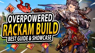 COMPLETELY BROKEN RACKAM Best Build Guide  Sigils amp Weapons Showcase  Granblue Fantasy Relink [upl. by Ettevy731]