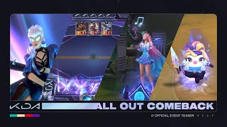 KDA ALL OUT Comeback  Official Event Teaser  Riot Games [upl. by Kersten]