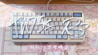 【開箱】Tn75sr3 熊熊75 思考噴塗先行團 [upl. by Ennairej]