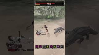 Conan Exiles  Katanas Skills shorts pvp conanexiles [upl. by Ateinotna]