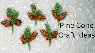 Pine Cone Crafts Using PISTACHIO SHELLS [upl. by Bevon]