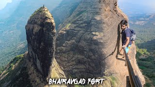 The Breathtaking Climb of quotBHAIRAVGADquot  Maharashtras Thrilling Trek  Moroshi Bhairavgad  भैरवगड़ [upl. by Netsrik]