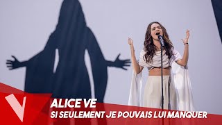 Calogero  Si seulement je pouvais lui manquer ● Alice Ve  Lives  The Voice Belgique Saison 9 [upl. by Monto931]