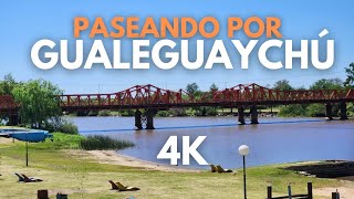 PASEANDO POR GUALEGUAYCHÚ  ENTRE RÍOS 🇦🇷 4K [upl. by Llehcam]