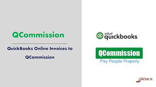 QuickBooks Online Invoices to QCommission [upl. by Nolitta]