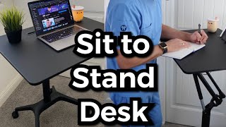 BEST Sit to Stand Rolling Desk Review  Apex Desk [upl. by Franni]