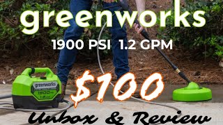 100 GREENWORKS 1900 PSI 12 GPM Pressure Washer Is it any good Review 2024 [upl. by Sandell]