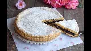 Crostata ripiena di crema al cioccolato senza glutine [upl. by Atteynek478]