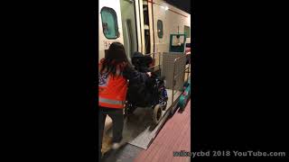 Pisa Return trip Trenitalia to Roma Wheelchair Stazione Pisa Centrale [upl. by Ellingston]