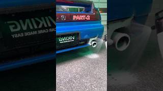 Egzoz temizleme 🧼 cleaning otoyıkama detailing car araba mop egzoz egzozsesi temizlik [upl. by Ayerf984]