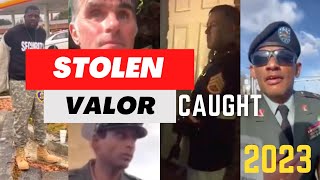 Stolen Valor Caught Out Compilation 2023 NEW [upl. by Glad]