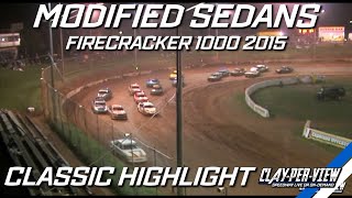 Modified Sedans  Firecracker 1000  Archerfield  14th Apr 2015  ClayPerView [upl. by Webber]