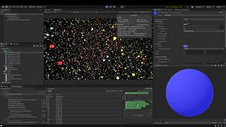 Unity DOTS ECS visualization of the Hipparcos star catalogue data preview [upl. by Htebzil]