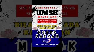 UMSK 2025 Wajib Ada fspmi gardameal partaiburuh [upl. by Raddy]