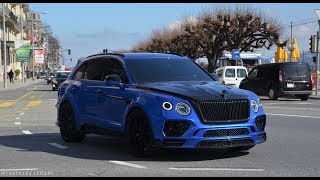 1mln Bentley MANSORY BENTAYGA CARBON DETAILS in Geneva 2018 [upl. by Ursi]