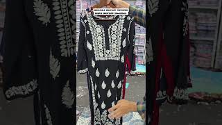 Lucknowi Handwork EXPERT Shares Secret to Viral Chikankari Kurti chikankari wholesale shorts [upl. by Neiman]