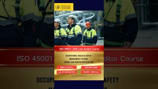 ISO 45001 Lead Auditor education safety iso45001 [upl. by Hniv]