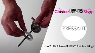 How To Fit A Pressalit B13 Toilet Seat Hinge [upl. by Ajar]