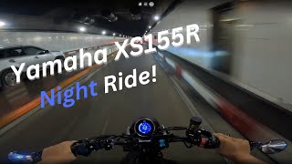 Busy Night Ride 5  Yamaha XSR 155 Modified  4K [upl. by Natie]