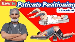 Patients Positioning in hospital  Patient position used in different procedure [upl. by Josiah]