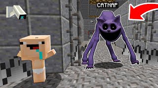 BEBE NOOB ESCAPA DE LA PRISION DE CATNAP 😂 ESCAPA DE LA CARCEL POPPY PLAY TIME 3 en MINECRAFT [upl. by Nodlehs]