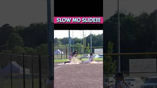 🥎💨 Dust Explosion on Third Base Slide 🥎💨 softball fastpitch [upl. by Clarisse]