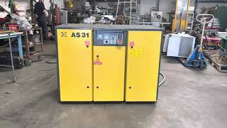 Kaeser AS31 Rotary Screw Air Compressor 25 hp 230V 3 Phase [upl. by Dorene]