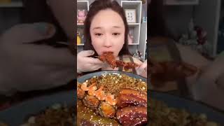 🍗🍔Tasty food eating asmar😋🥦Food short🤤 food asmar spicy mukbang chicken [upl. by Swerdna]