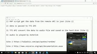 Asterisk TTS integration [upl. by Teagan]