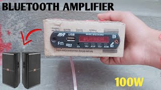 How to make bluetooth amplifier  mini dj kaise banaen  ghar per dj kaise banaen  chhota dj [upl. by Rivkah]