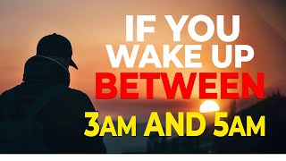 If You Wake Up Between 3am  5am SAY This Powerful Meditation Prayer Christian Motivation [upl. by Aiksas]